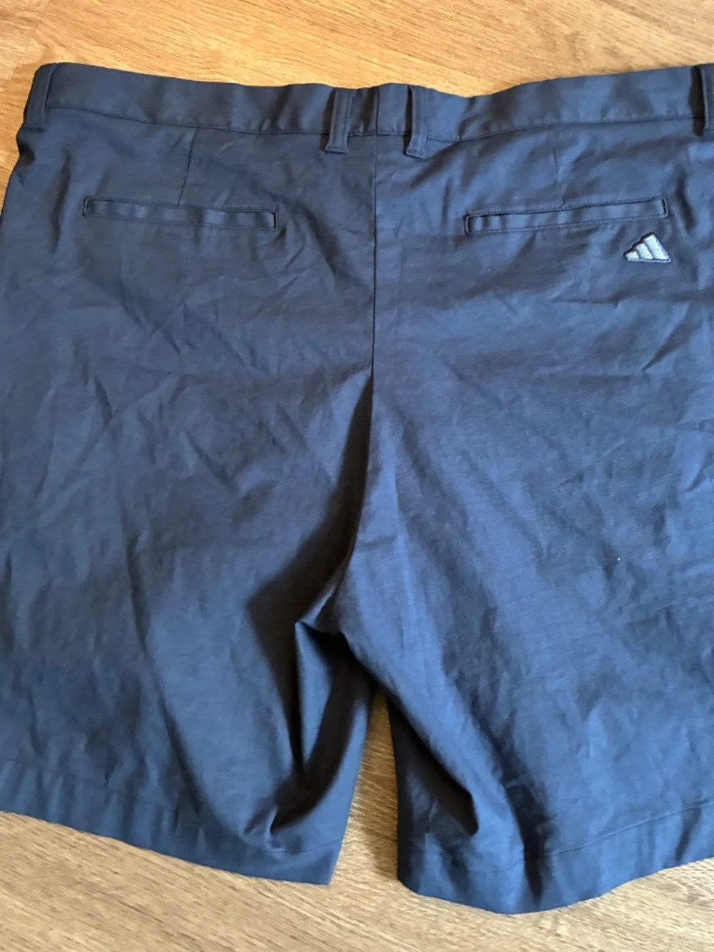 Adidas Men’s Navy golf shorts Size 38. EUC Cotton blend. Athletic Casual Comfort